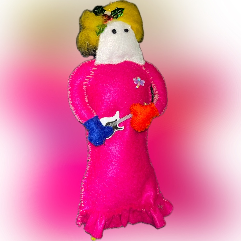 Mummer Ornament Hand Sewn